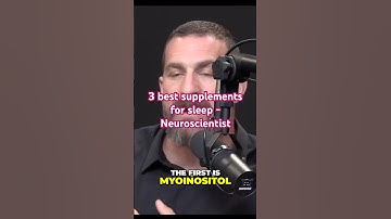 3 Best Supplements for sleep - Neuroscientist Andrew Huberman #hubermanlab #neuroscience #sleep