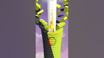 stack ball gameplay is difficult to play #stackball #shortsfeed #shorts