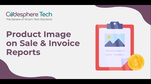 Product Image on Sale and Invoice Reports || Odoo Sales Report || Odoo Accounting Reports