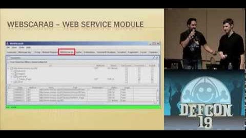 DEFCON 19: Pentesting Web Sevices