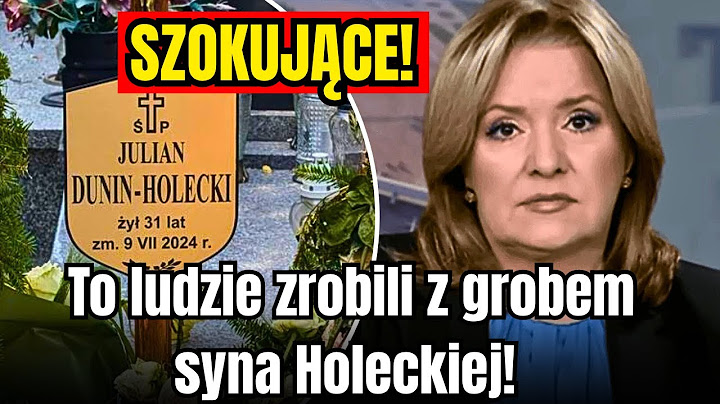 Z ostatniej chwili! To ludzie zrobili z grobem syna Holeckiej!
