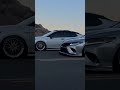 Toyota Camry XSE V6 silver @gen8xse bagged modded #toyota #camry #edit #cinematic #carmods