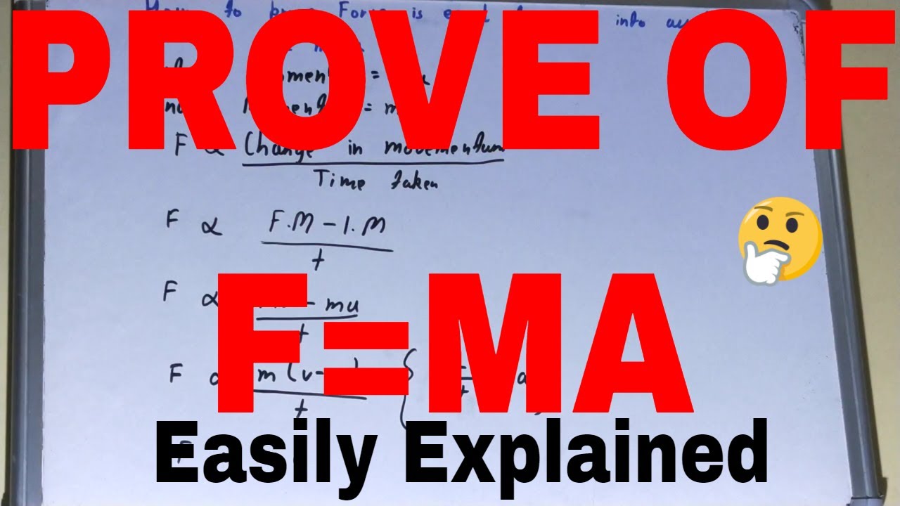 Examples of f=ma.