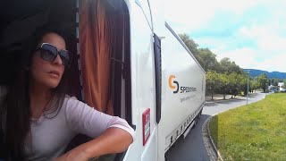 CESTA DO NĚMECKÉ VESNICE - POHLED Z KAMIONU - Amazonka Truck