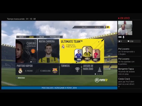 sony interactive entertainment europe limited FIFA 17 FUT PETADA DE EA ABRIENDO SOBRES EN DIRECTO EN STREAMING