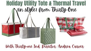 Thirty-One Gifts Organizing Utility Tote and Thermal Tote Review! - Viva  Veltoro