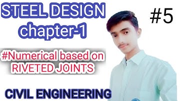 Numerical based on RIVETED JOINTS in steel structure in civil engineering diploma