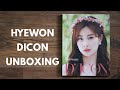 IZ*ONE DICON Vol 8 UNBOXING - HYEWON VERSION
