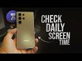 How to Check Daily Screen Time on Android (tutorial)