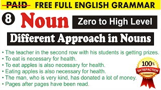 Complete Noun Functions | Special  Concepts of Noun | Free Full Paid English Grammar | by Sumit Sir
