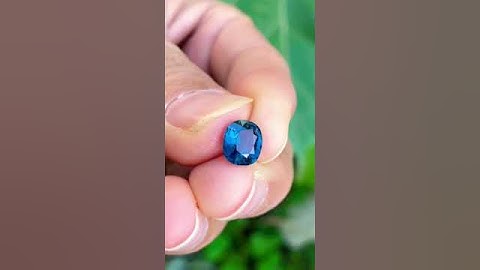 Spinel Lục Yên xanh sạch đẹp