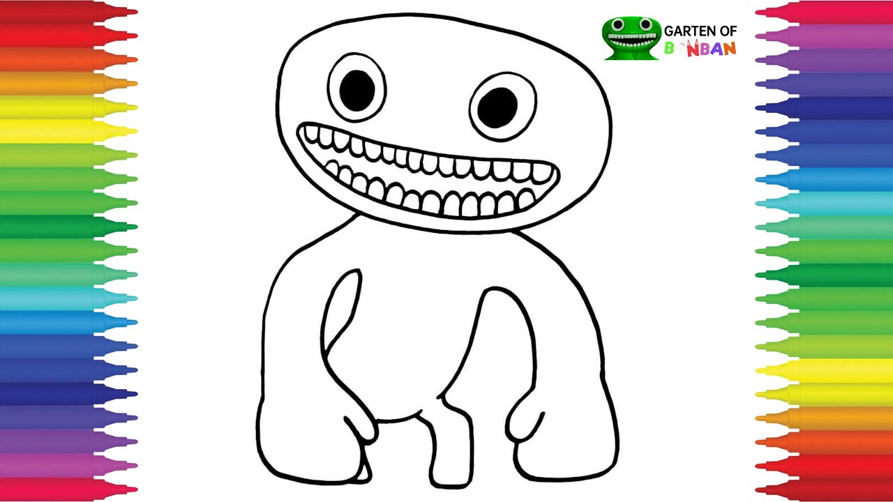 Jumbo Josh 02 from Garten of Banban coloring page