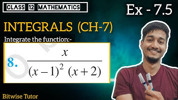 Ex 7.5 q8 class 12 | Ex 7.5 class 12 q8 | Class 12 ex 7.5 q8 maths | q8 exercise 7.5 class 12