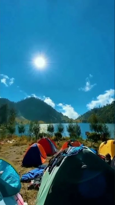 CAMPING RAME-RAME DI SAMPING DANAU | HALU STORY #shorts  #storyhalu #storyig #storywa