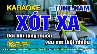 Xót Xa Karaoke Nhạc Sống Tone Nam Em I Karaoke Lâm Hiền