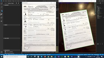 Document Scanner with Python and openCV