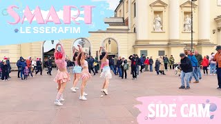 [KPOP IN PUBLIC | SIDE CAM] LE SSERAFIM (르세라핌) - 'SMART' Dance Cover by Moonlight Crew from Poland