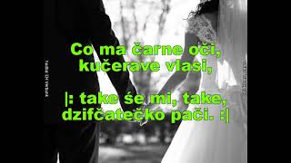 Ňebudzem śe ženic - text (lyrics), (Slovak Folk Song)