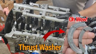 Honda Preludeaccord 2.2L Oil Main Journal & Thrust Installed