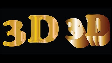 Como fazer  texto 3D DOURADO. no CorelDrtaw, X5, X6.