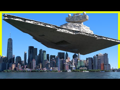 ? SPACECRAFT SIZES seen in first person view! ?