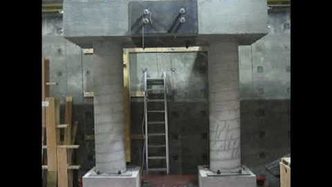 Bridge Bent Shake Table Test 1/3