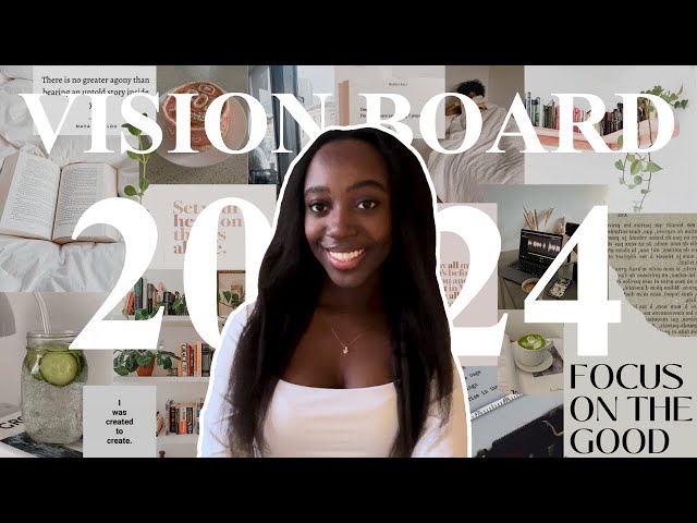 how to make 2024 your BEST writing year yet!! // making a vision board,  setting goals and intentions 
