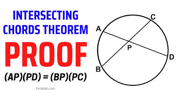 Intersecting Chords Theorem PROOF | (AP)(PD)=(BP)(PC) | Step-by-Step Tutorial
