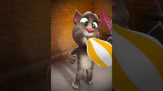 Talking tom drinks milk