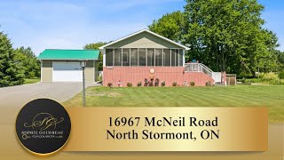 Sophie Goudreau - Introducing 16967 McNeil Rd, North Stormont, Ontario!