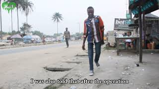 Stanley Madu Dozie Got A Free Artificial Leg From Hosanna David Foundation