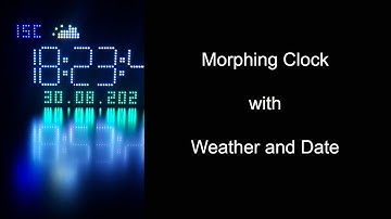 Morphing Clock, With weather and date