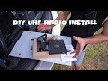 How to install a UHF Radio to your 4X4 - DIY UHF CB Radio Install - Oricom DTX4200 and Aerial