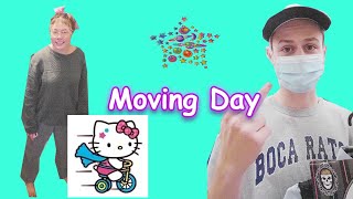 MOVING DAY GONE WILD (NOT CLICKBAIT) VLOG 001