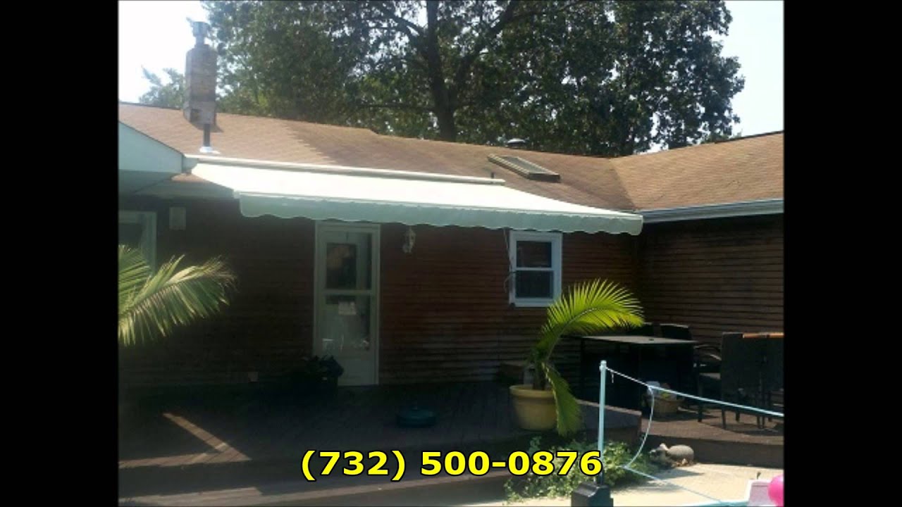 Roof Mounted Retractable Awnings For Ranch Homes In Monmouth Ocean