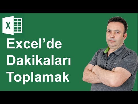 Excel’de Dakikaları toplamak ve kaç saat, dakika yaptığını bulmak - 556. video | Ömer BAĞCI