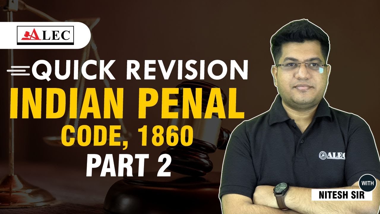 PART 02 of Indian Penal Code 1860 Crash Course for MP ADPO ADPO PART 02 of Indian Penal Code 1860 Crash Course for MP ADPO ADPO