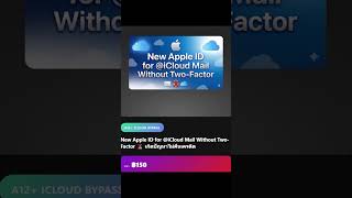 New Apple ID for @iCloud Mail Without Two-Factor ราคา 150 บาท