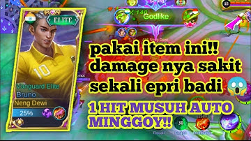 build bruno paling sakit terbaru 2021  season 20 musuh langsung kena mental😱