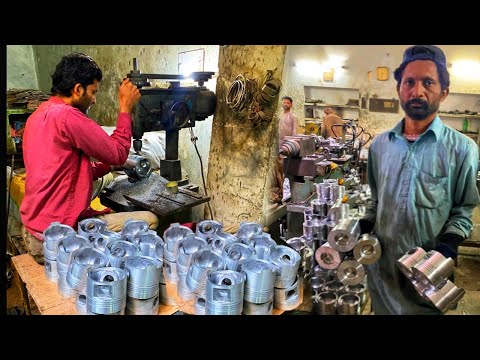 Manufacturing of Truck Engine Piston Complete Process in Factory | Production Truck Engine Piston |