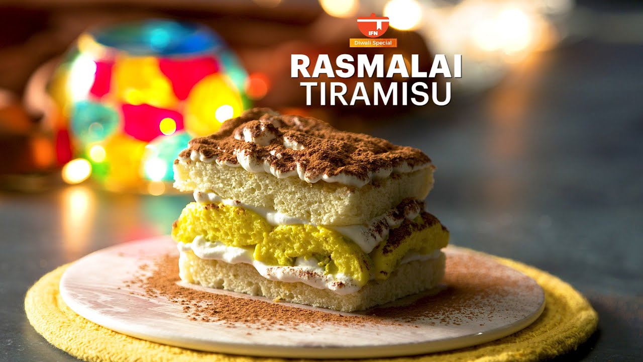 Quick & Easy Rasmalai Tiramisu | रसमलाई तिरामिसू | Rasmalai Tiramisu Recipe | Diwali Dessert Recipes | India Food Network