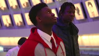 Zion Williamson And Bol Bol Tour The Basketball Hall Of Fame Slam Highlights
