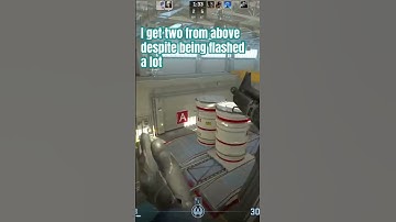 Two from above despite being flashed a lot #cs2 #cs2clips #krystynsrl #flashbang