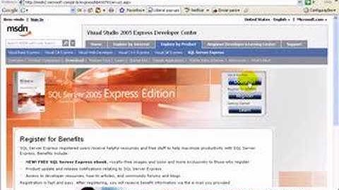 Aula 1327 banco de dados SQL-SQLServer 2005 Baixando