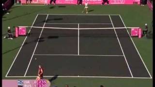 Anna Chakvetadze versus rude crowd ! Fed cup