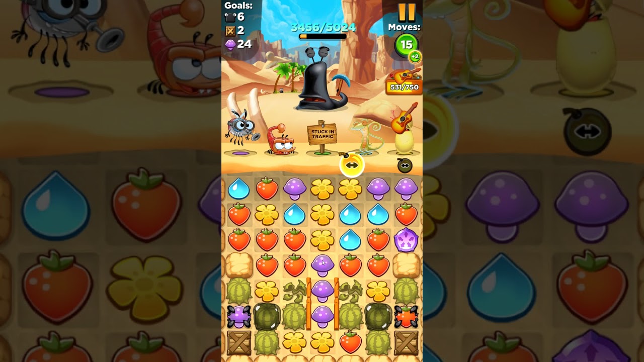 Best Fiends level 73 no boosters