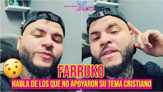 Farruko REACCIONA a versión cristiana de "PEPAS" y habla de los que NO apoyaron su tema CRISTIANO