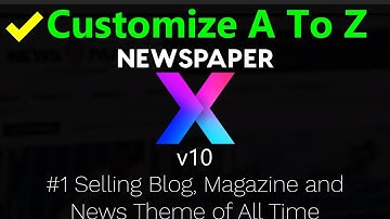 How to Customize Wordpress Newspaper X (Version 10.0) Theme Step by Step in Hindi 2020