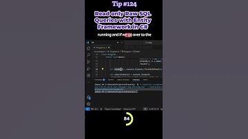 Read only Raw SQL Queries with Entity Framework in C# Tip #124