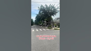 LÔ GÓC 2 MẶT TIỀN KDT HOÀ XUÂN - Tp Đà Nẵng Đường 7,5m - 179m2 - 12.5tỏi - phù hợp xây villa, Căn Hộ